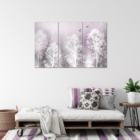 Wandbilder Wohnzimmer XXL Wald Moderne Bilder Abstrakt
